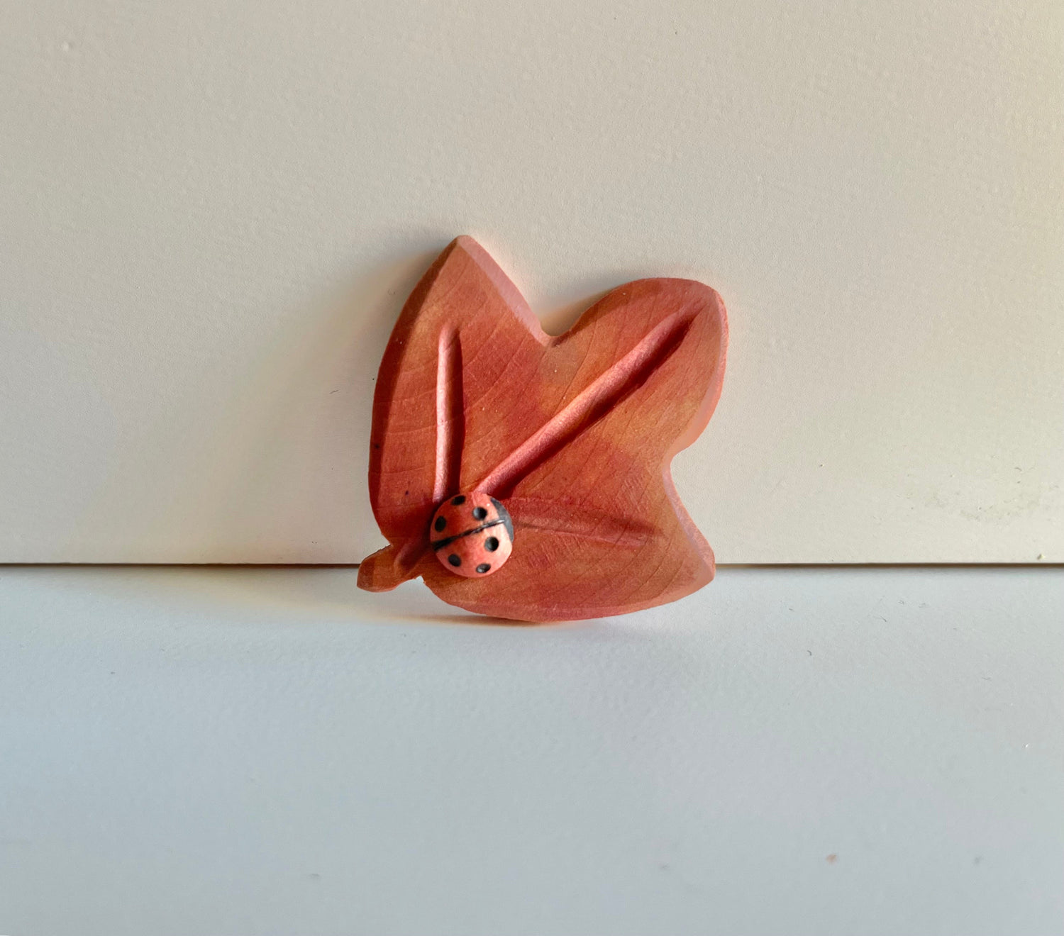 Fall Ladybug Leaf