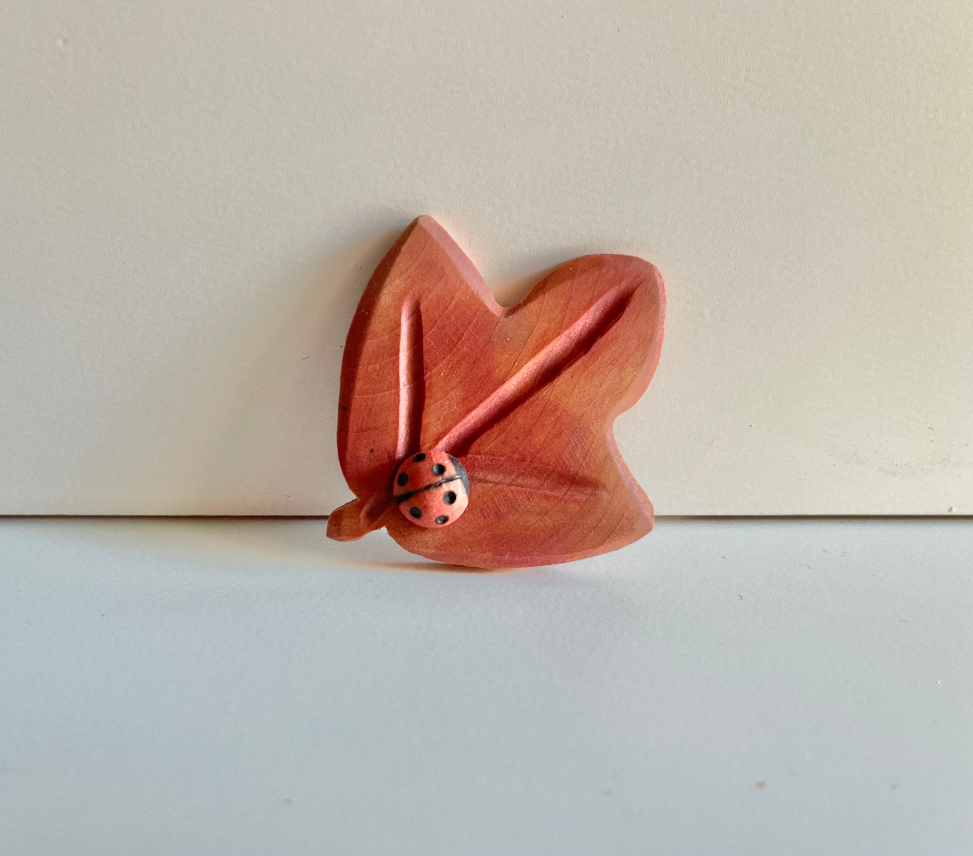 Fall Ladybug Leaf